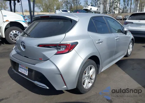 2019 Toyota Corolla Se from USA, damaged, VIN JTNK4RBE3K3017365